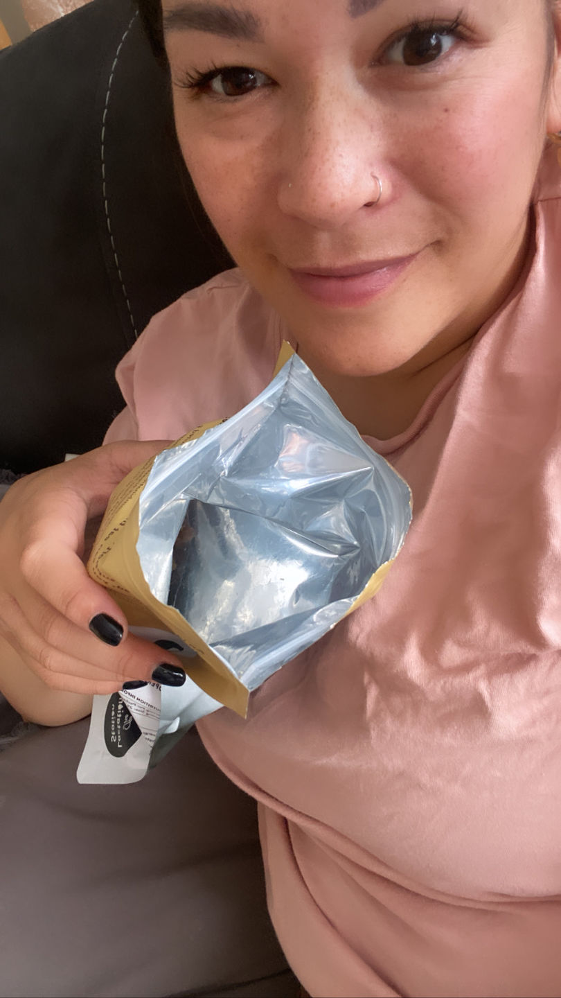Customer photo review of Salted Caramel Lactation Cookies
