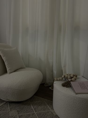 Customer photo review of Cloud Boucle Lounge Sofa Chair