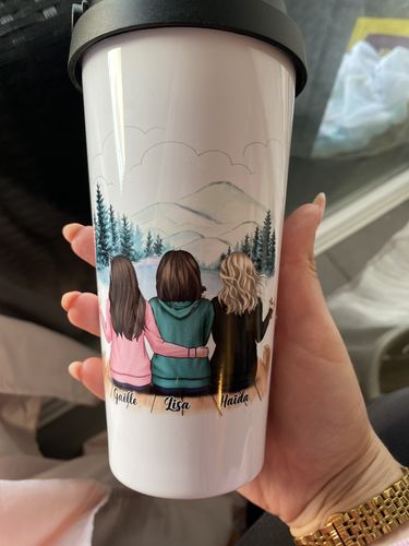 Customer photo review of Mug personnalisé - Jusqu'à 6 meilleures amies