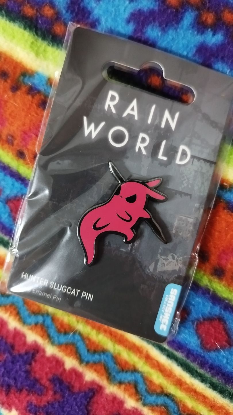 Customer photo review of Rain World - Slugcat Hunter Pin