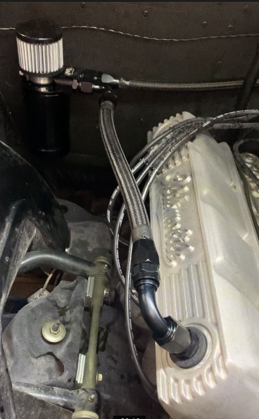 Customer photo review of SBC Catch Can Kit For 1.22" Push In Grommets 32-100SBC