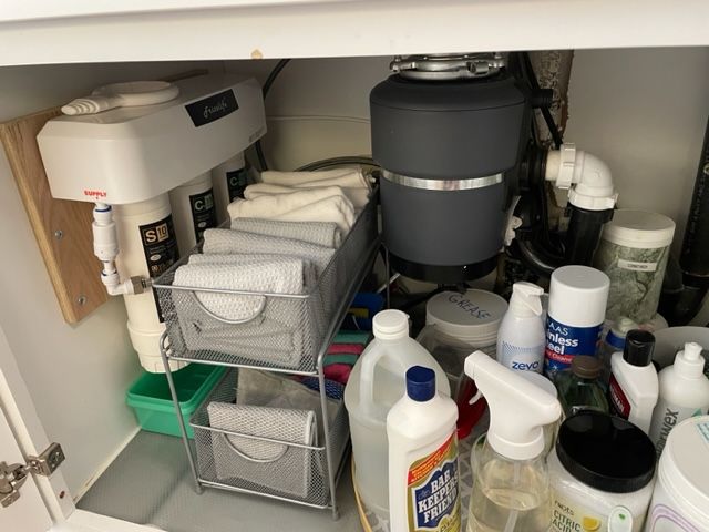 Customer photo review of Frizzlife 3-Stage Under Sink Water Filter System SK99-NEW, Direct Connect