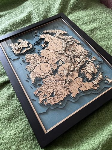 Customer photo review of 3D TAMRIEL MAP
