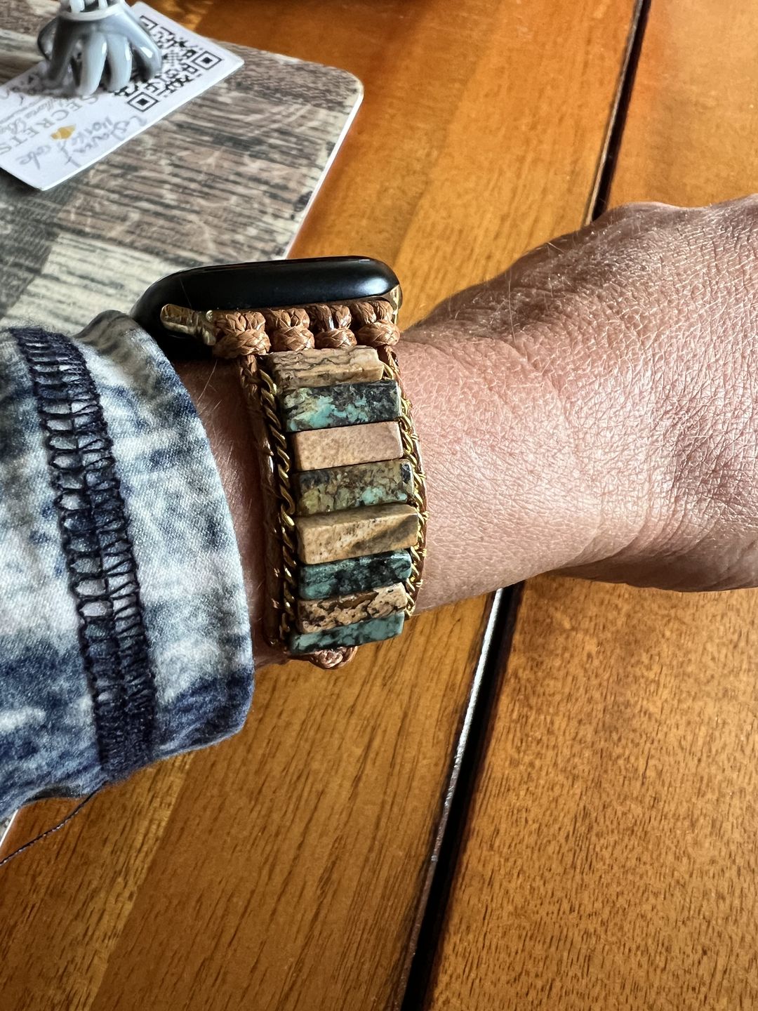 Customer photo review of Indigenous Coast Apple Watch Strap