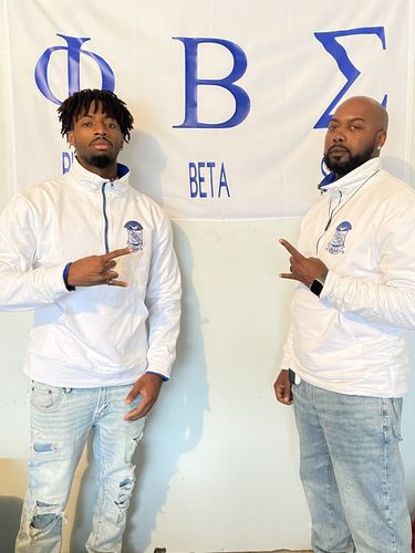 Customer photo review of Reversible Pullover- Phi Beta Sigma - Final Sale No Refunds or Exchanges