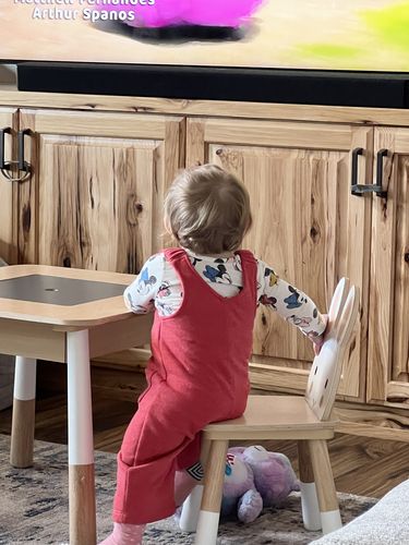 Customer photo review of Forest Table and Chairs