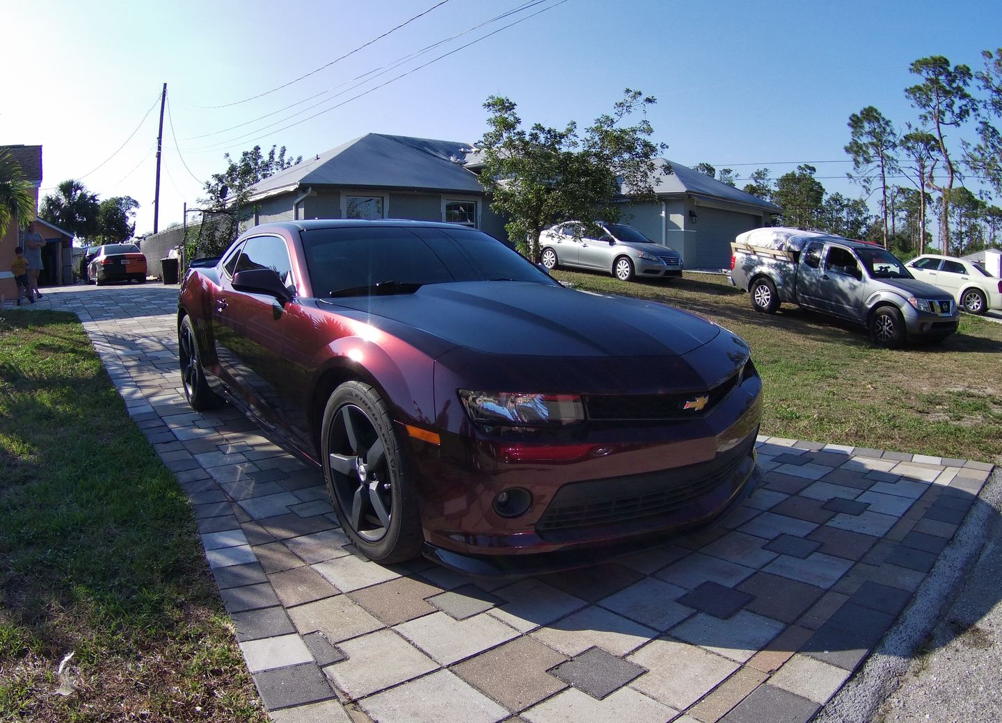 Customer photo review of Glossy Metallic Black Rose Vinyl Wrap