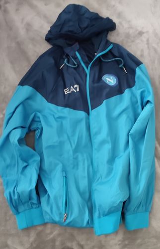 Customer photo review of Giacca a Zip Blu con cappuccio  del Napoli 2022/23