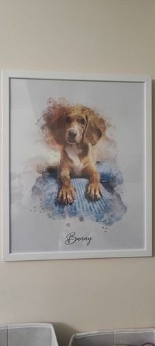 Customer photo review of Πορτραίτο Κατοικίδιου - Νερομπογιά