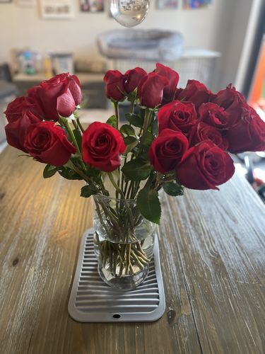 Customer photo review of Red Rose Bouquet