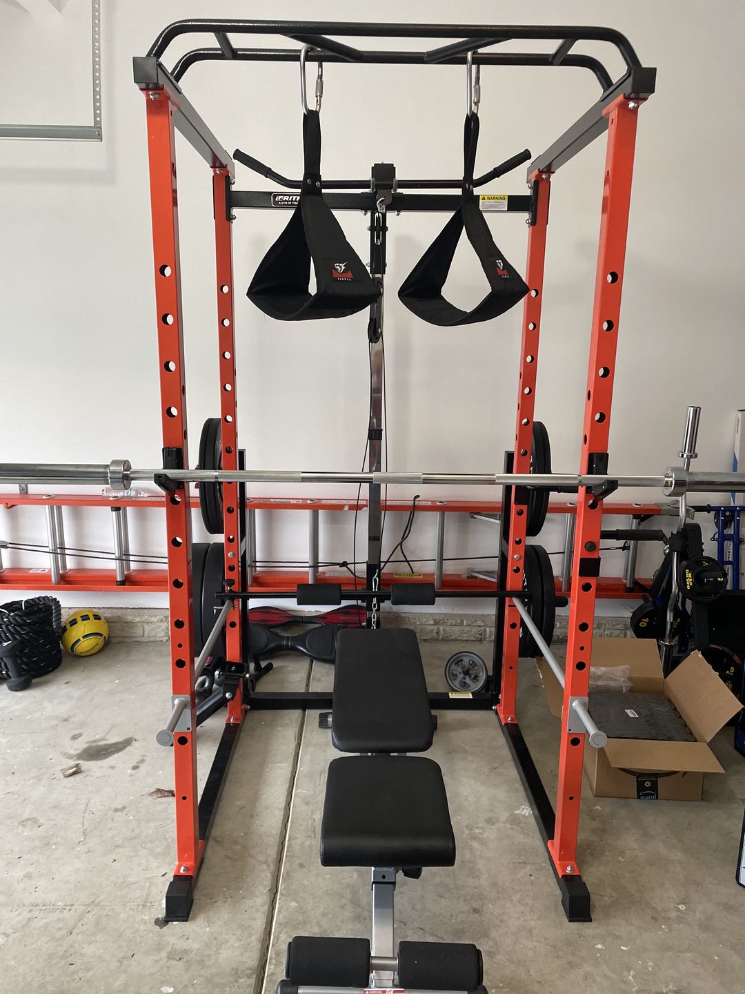Customer photo review of 2-inch Bumper Plates Olympic Rubber Weight Plates Set 100LB-370LB