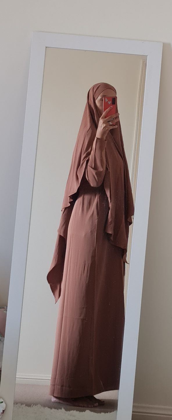 Customer photo review of Brown Khimar