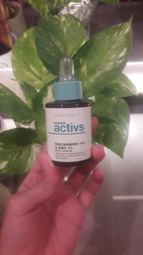 Customer photo review of Niacinamide 10% + Zinc 1% - Super Activs Skin Serum