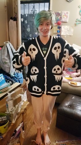 Customer photo review of Reaper Cardigan