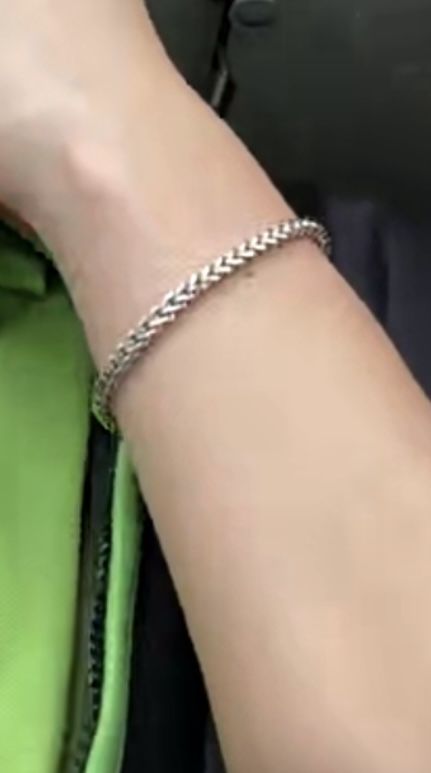 Customer photo review of 4mm Franco Link Bracelet