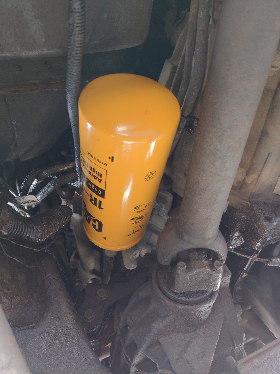 Customer photo review of 2001-2019 CAT Converted Duramax High-Efficiency Oil Filter (1R-1807)