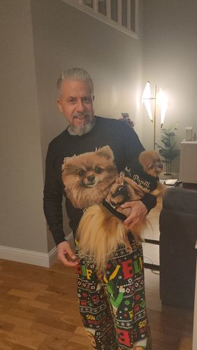 Customer photo review of Portrait Only Pet Custom Sweater