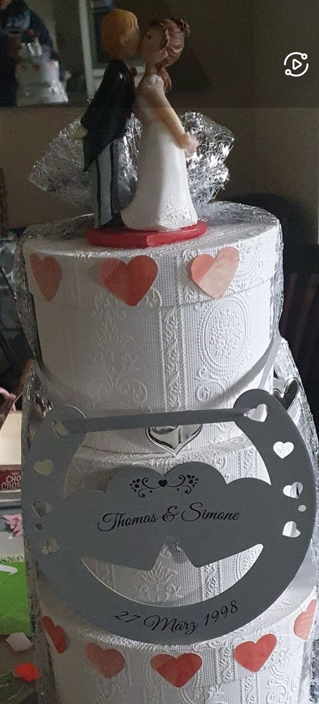 Customer photo review of Glückshufeisen aus edlem Stahl noble Design (personalisierbar) - ausgefallenes Hochzeitsgeschenk