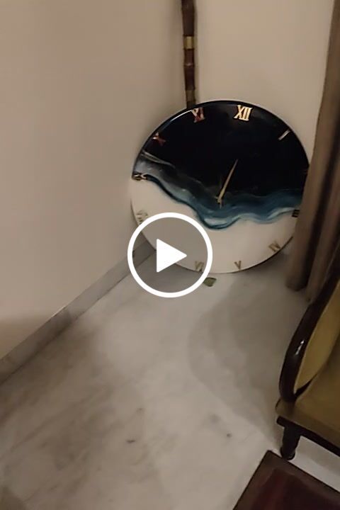 Customer video review of Ticking Thunder Clock Large 27 Inches (Royal Blue)