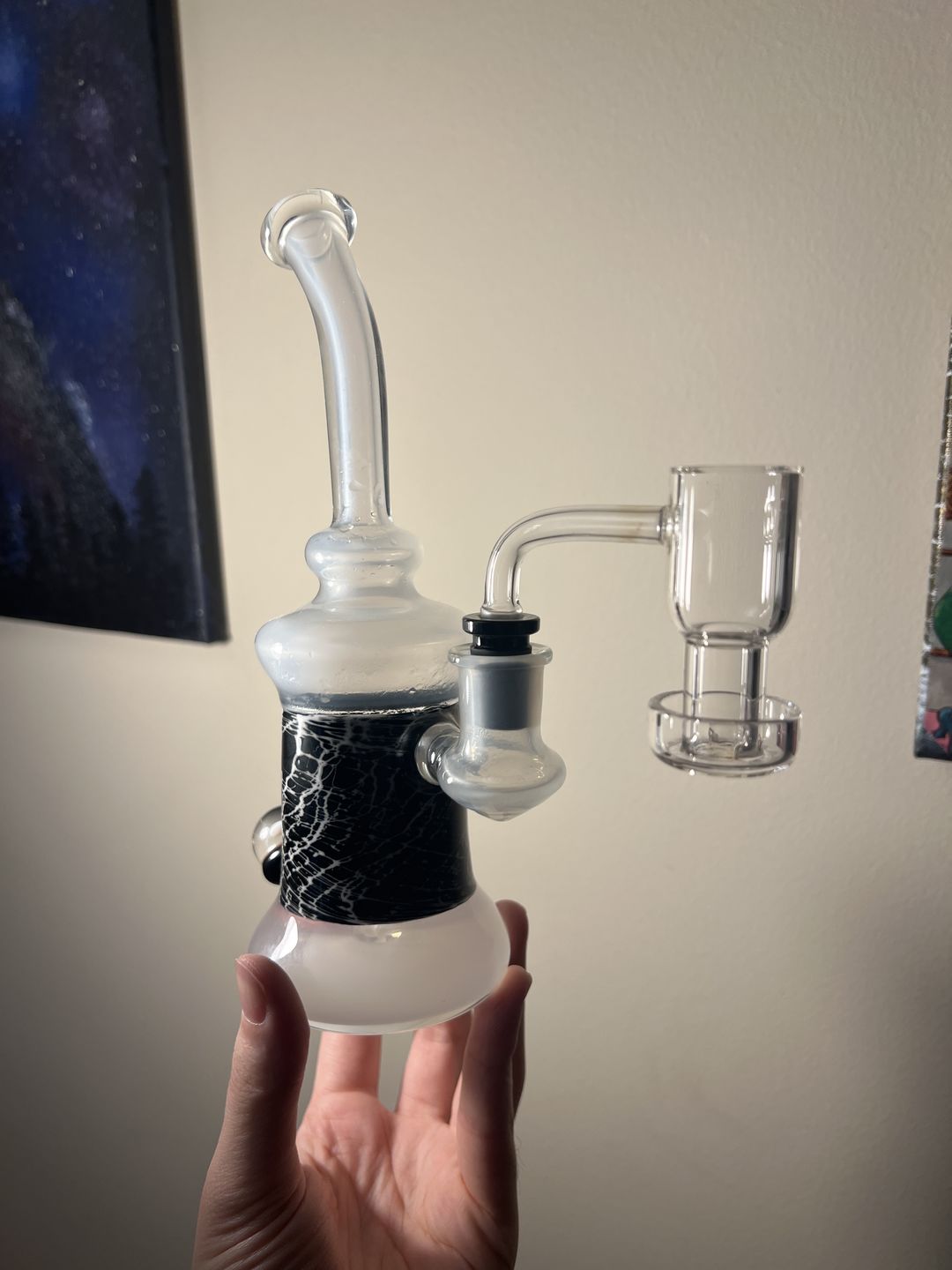 Customer photo review of 10/14mm Reducer by Campfire Quartz