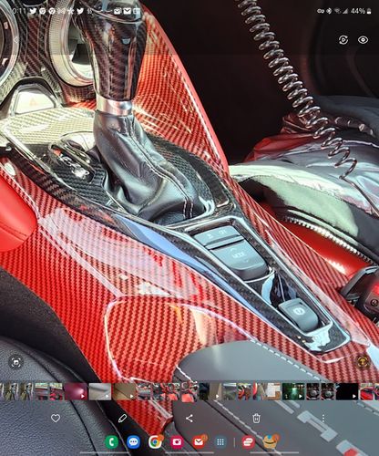 Customer photo review of DynaCarbon™️ Hard Genuine Carbon Fiber Gearshift Panel For Chevrolet Camaro 2016-2021