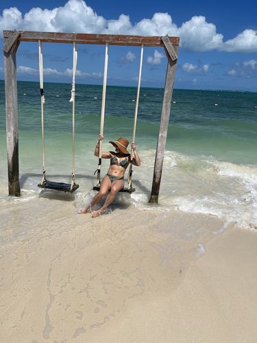 Customer photo review of Emerald Savannah Halter