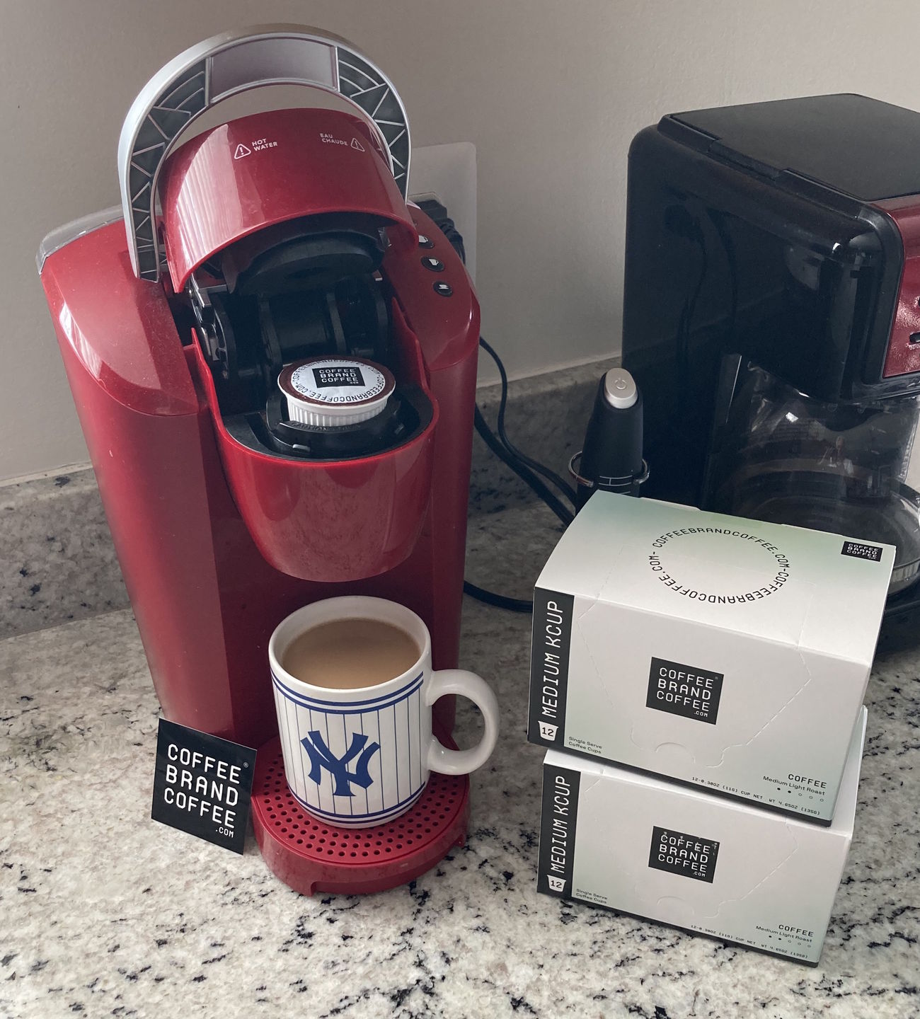 Customer photo review of Premium Medium Roast Kcups