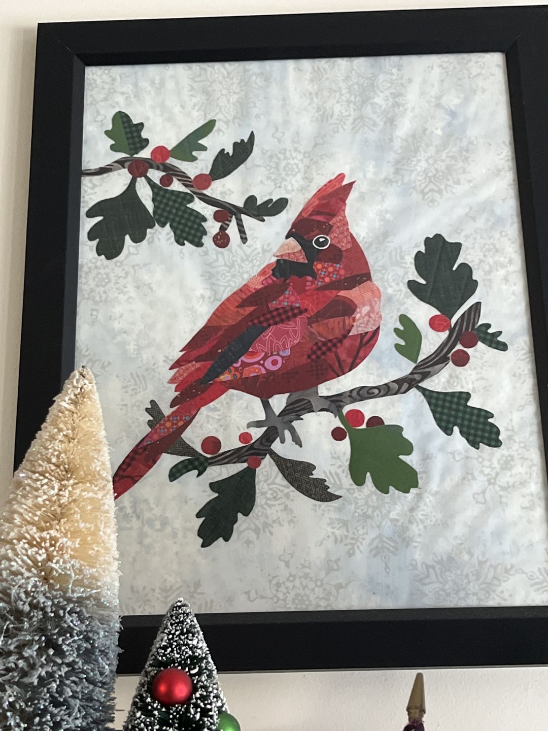 Customer photo review of Winter Cardinal Downloadable Pattern