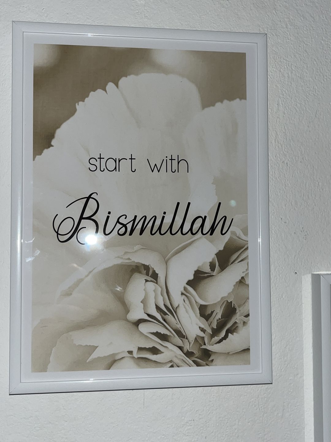 Customer photo review of Start with Bismillah - rosa, weiß oder beige