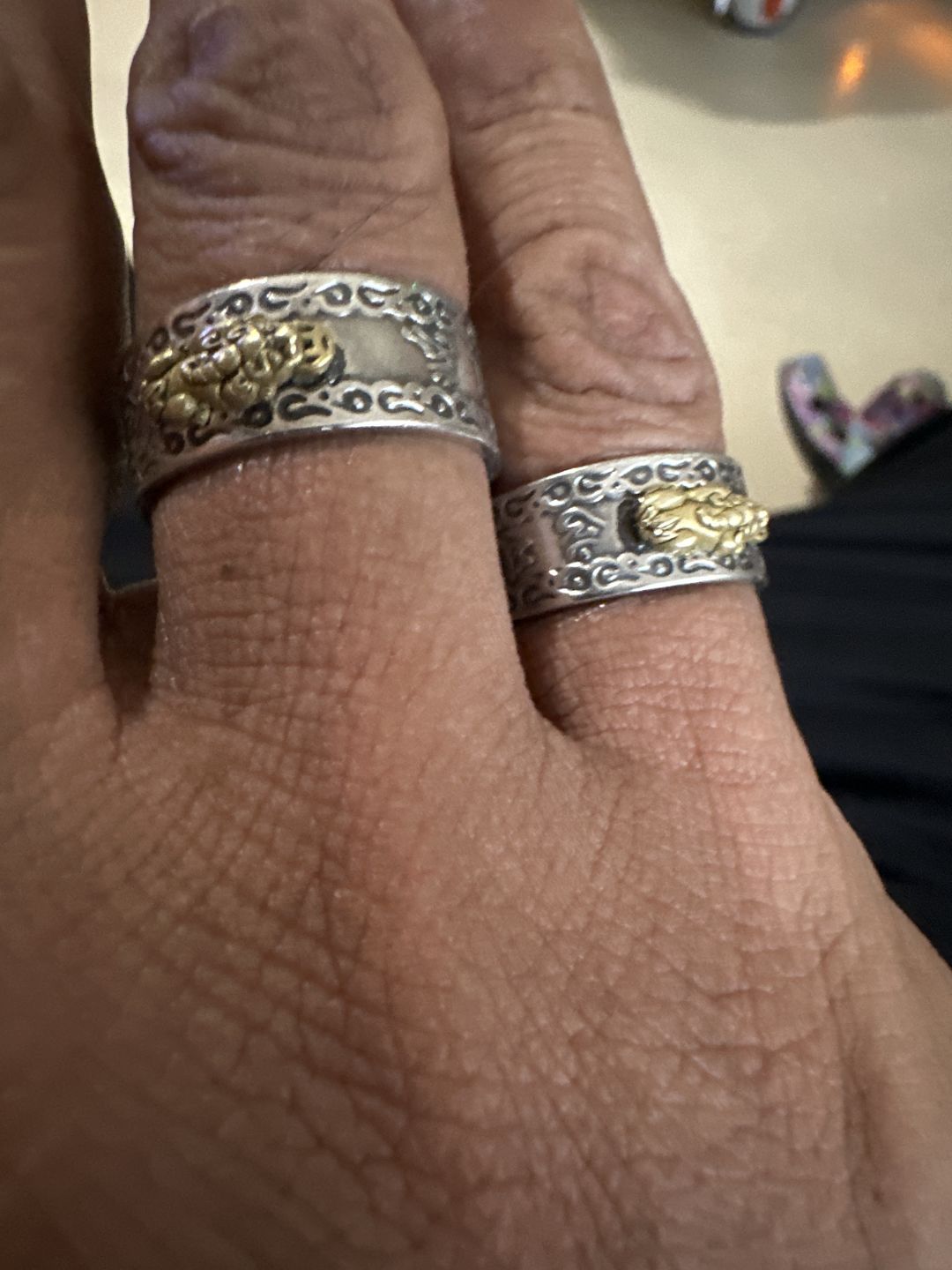 Customer photo review of Lucky Feng Shui Pixiu Wealth & Protection Ring