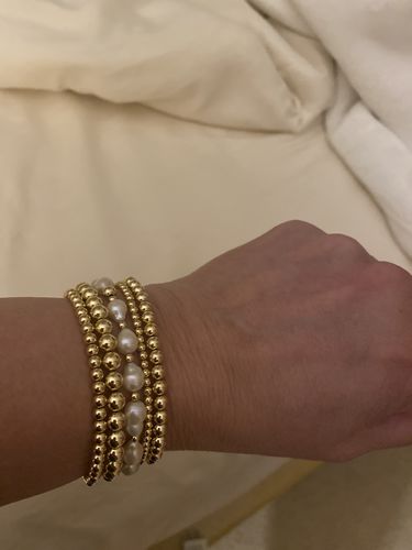 Customer photo review of juno bracelet (6mm)