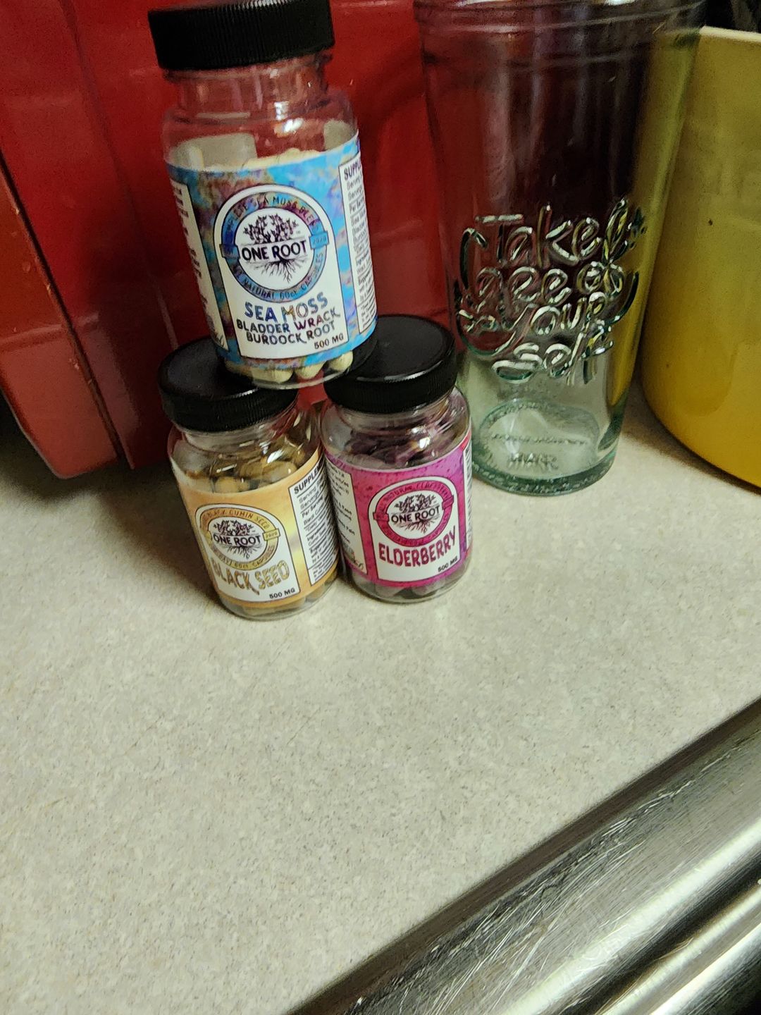 Customer photo review of Elderberry Capsules: 60ct