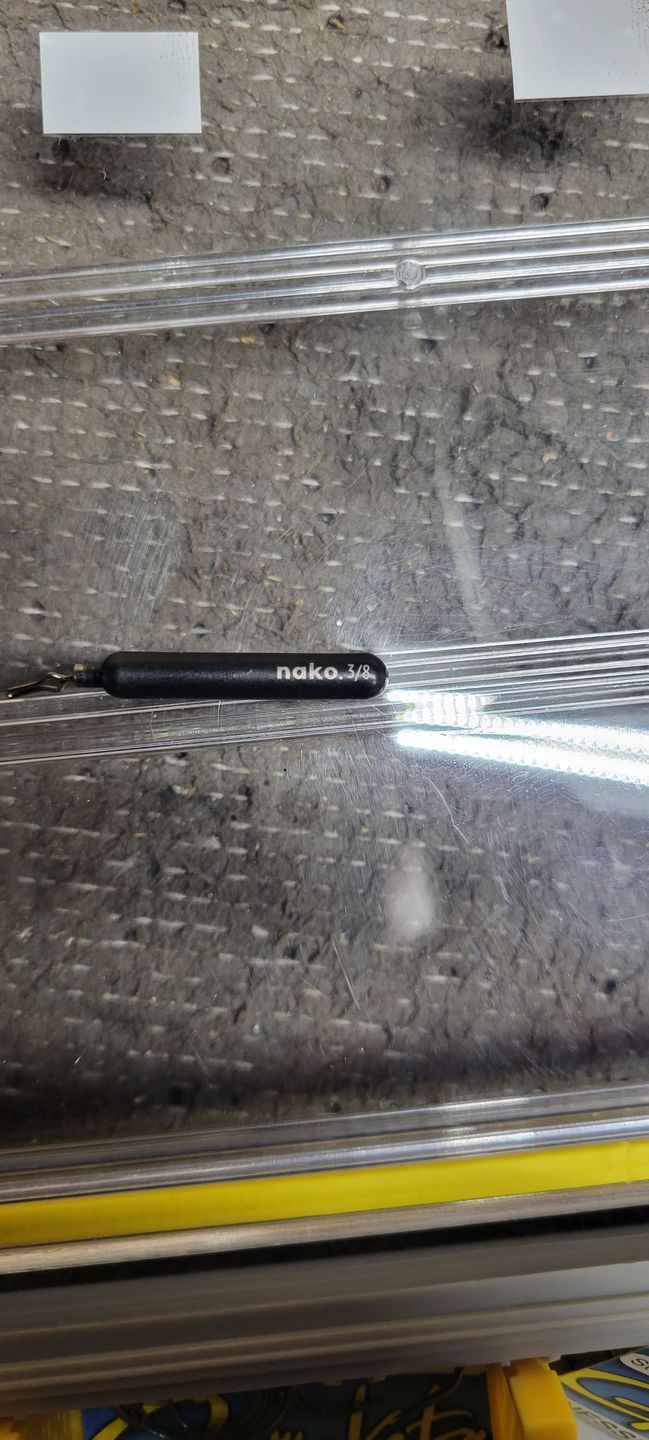 Customer photo review of 97% Density Tungsten Skinny Drop Shot Weights | Bulk Pack | Cylinder Drop Shot Weights