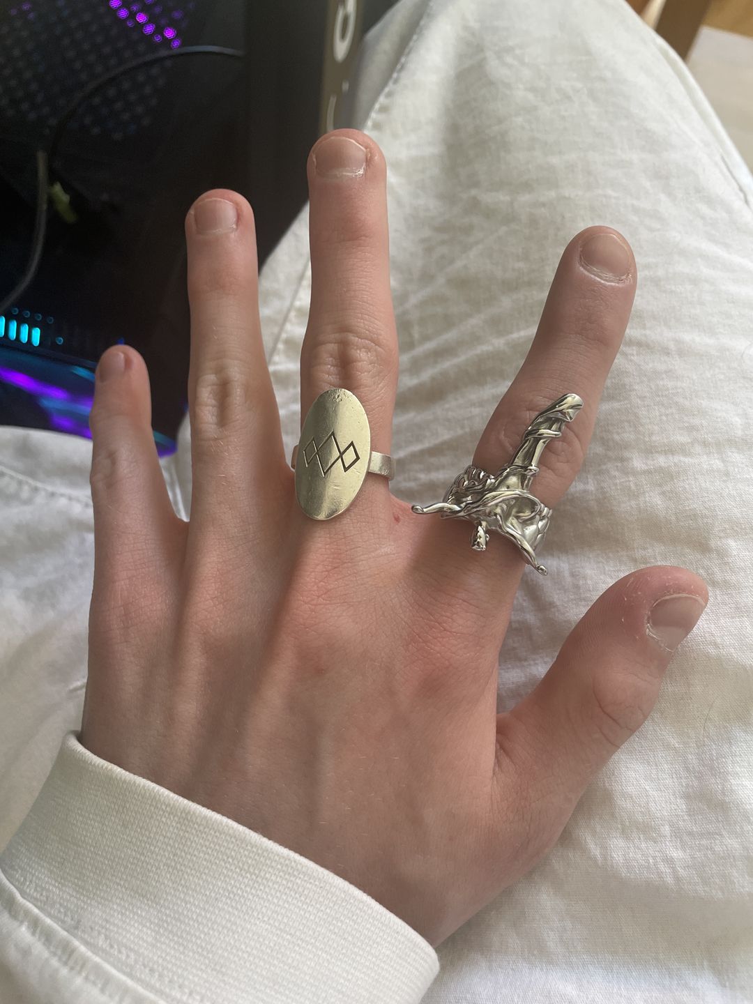 Customer photo review of FALLEN ANGEL RING