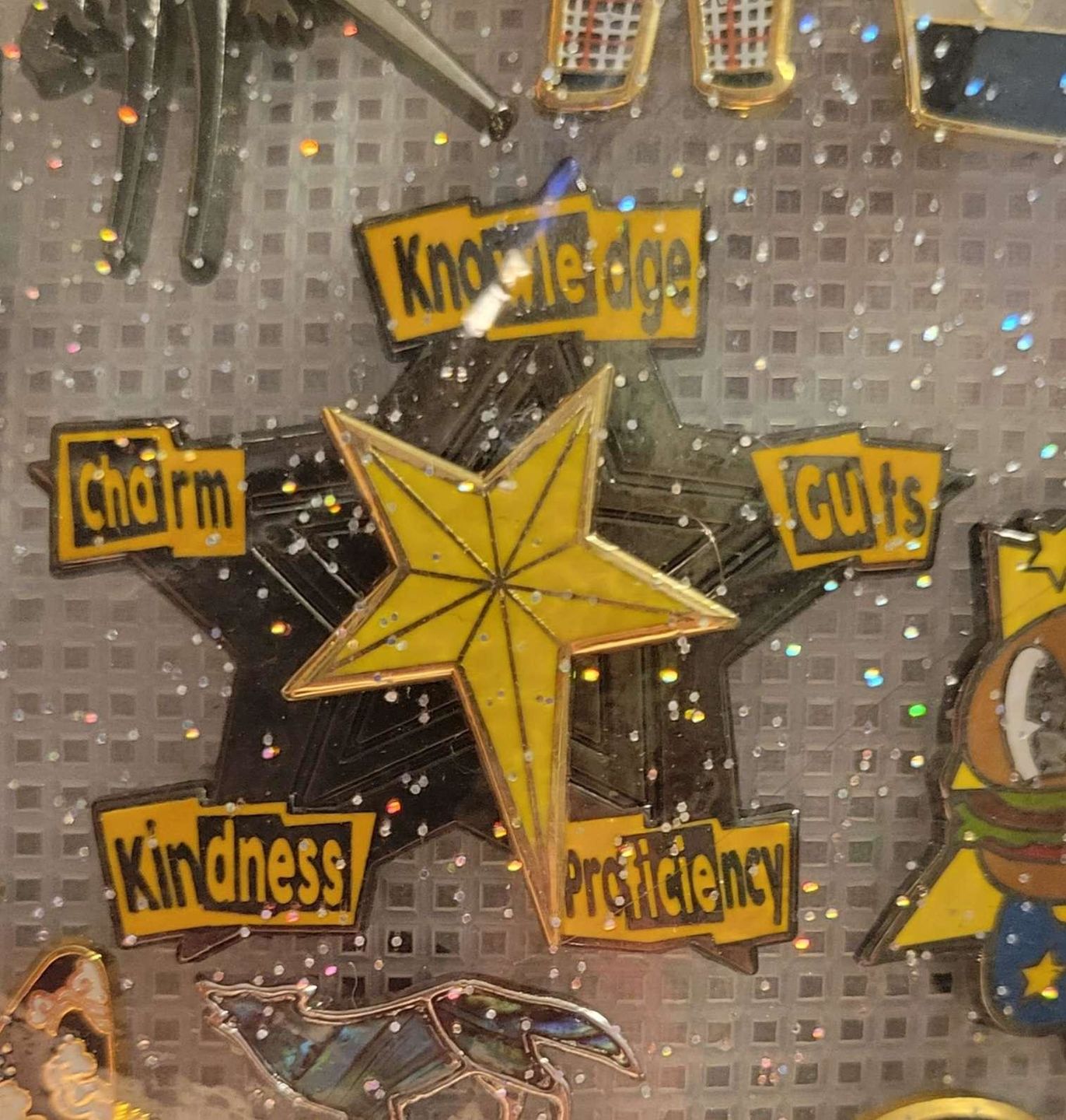 Customer photo review of Persona 5 - Stats Spinner Pin
