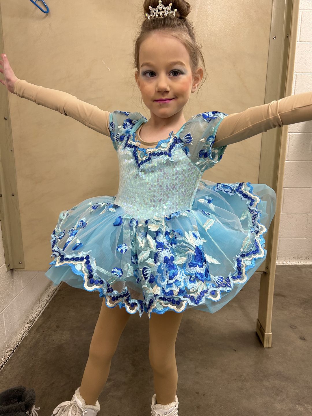 Customer photo review of Long Sleeve Leotard - Girls