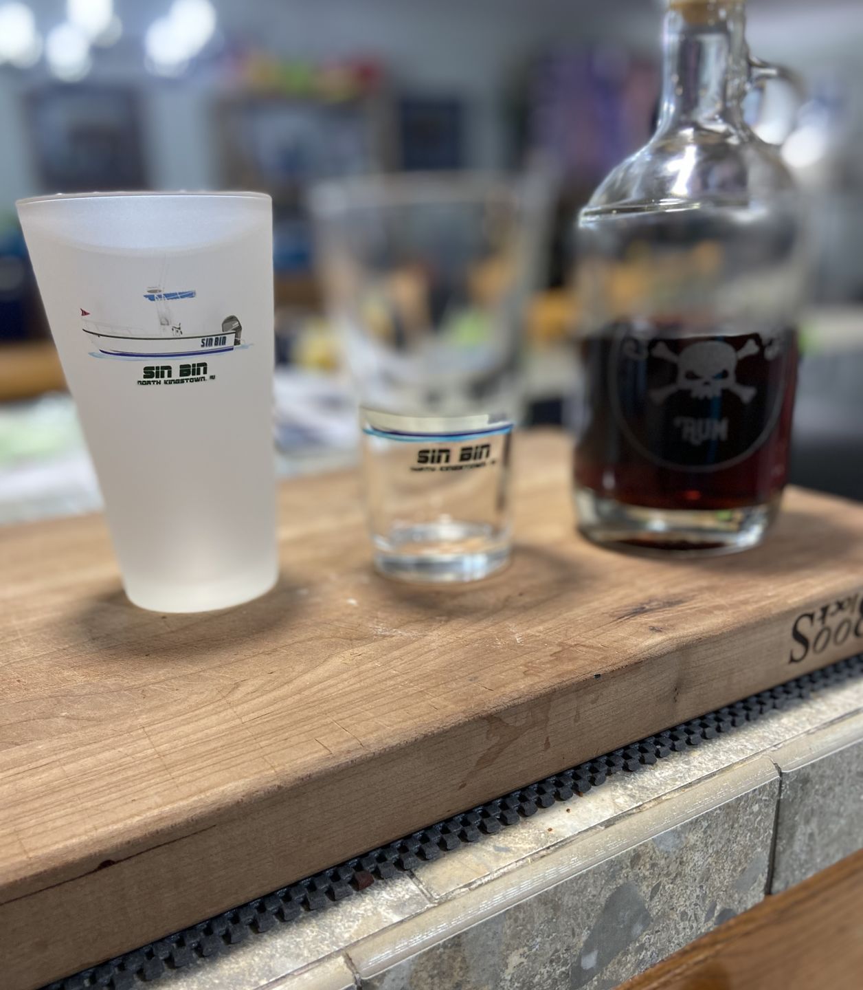 Customer photo review of Custom Pint Glasses