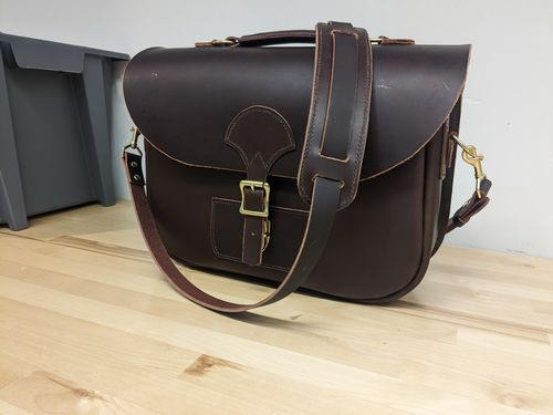 Customer photo review of No.88 | Leather Saddlebag Satchel Bag (Digital Pattern)