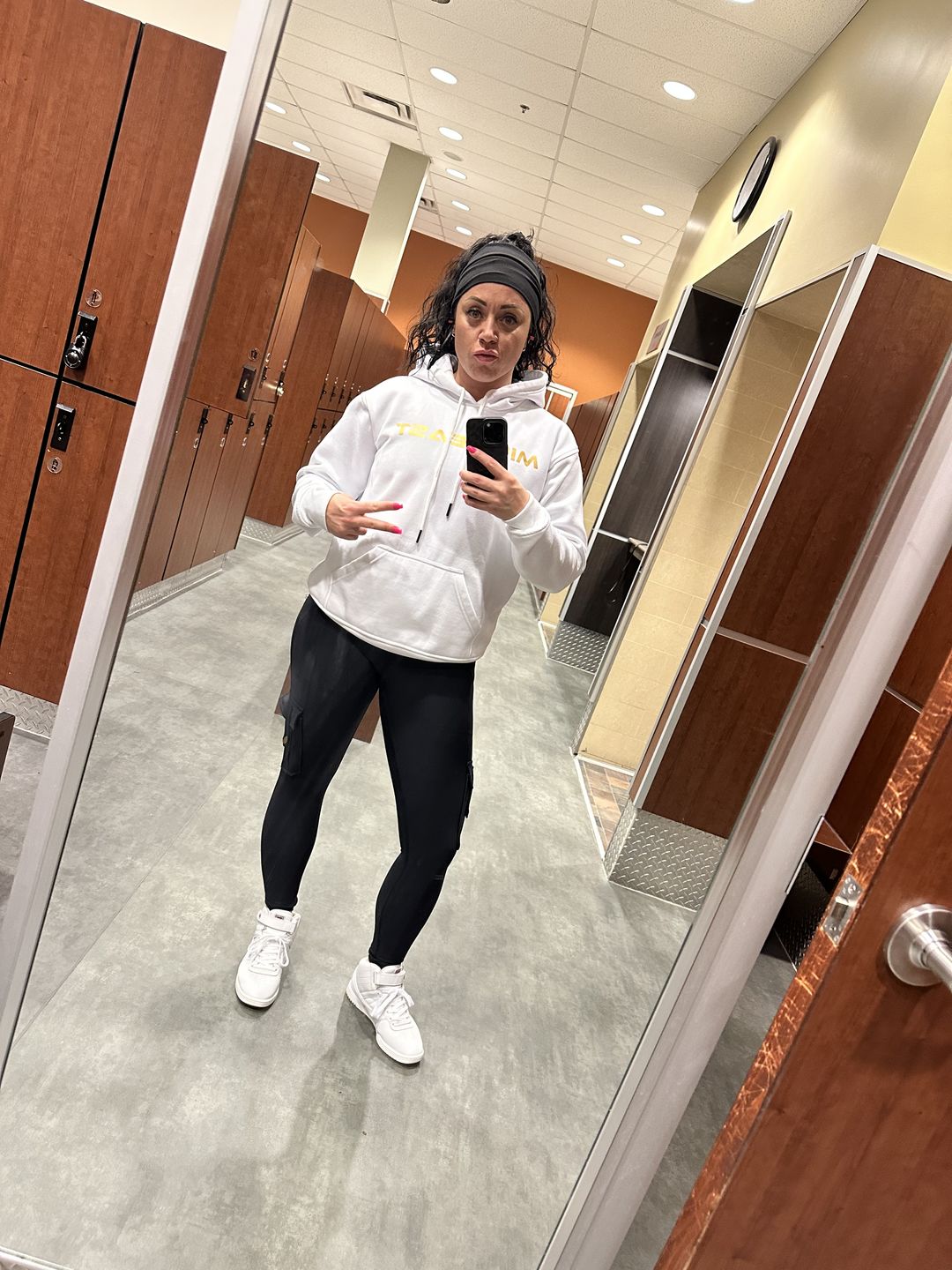 Customer photo review of Lounge Hoodie - White