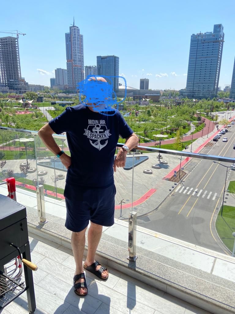 Customer photo review of Moin Ihr Spacken 2 · Herren Premium Bio T-Shirt