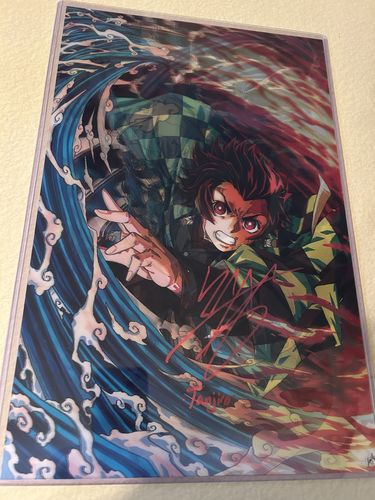 Customer photo review of 3D Transition [Elemental Breathing] Lenticular Print [Autographed] [w/ JSA Authentication]