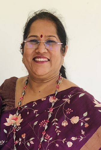 Customer photo review of Rubans Gold Plated Vintage CZ Studded Faux Ruby Beads Embellished Necklace