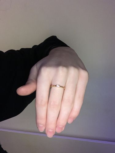 Customer photo review of Alaska Ring - Gold Vermeil