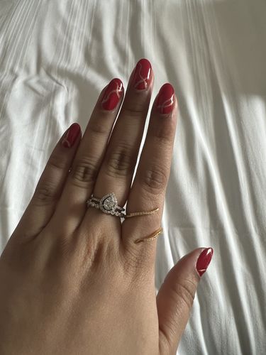 Customer photo review of Open Wave Ring (Gold)