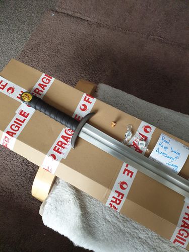 Customer photo review of Mystery TV/Movie Sword