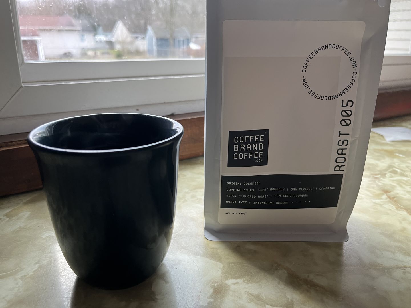 Customer photo review of Bourbon Flavored Coffee