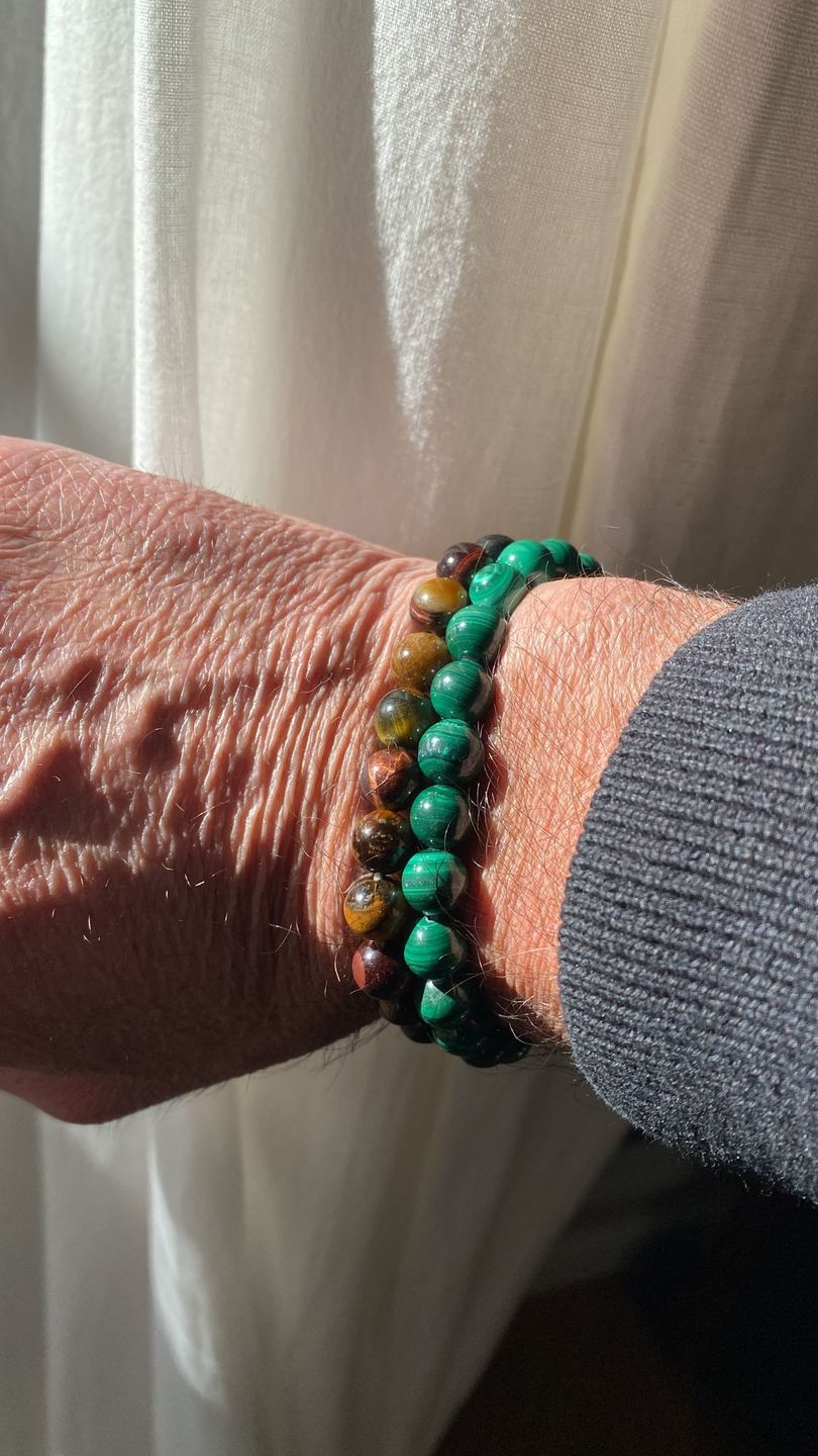 Customer photo review of Bracelet Malachite 8mm