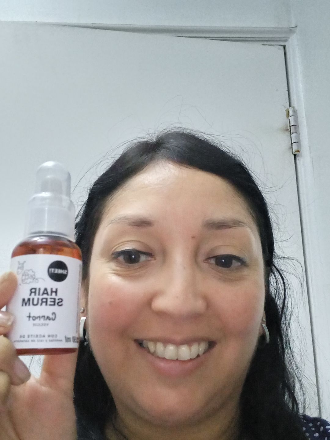 Customer photo review of Serum Zanahoria - Pelo y Pestañas