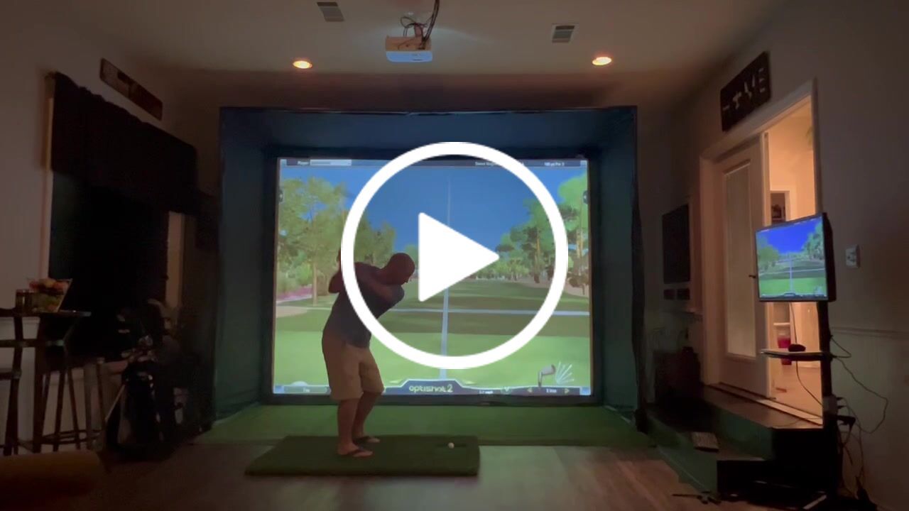 Customer video review of Optoma EH412STx Short Throw Golf Simulator Projector