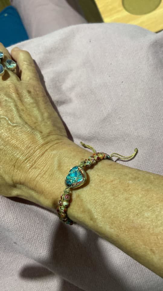Customer photo review of Passionate Heart Jasper Bracelet